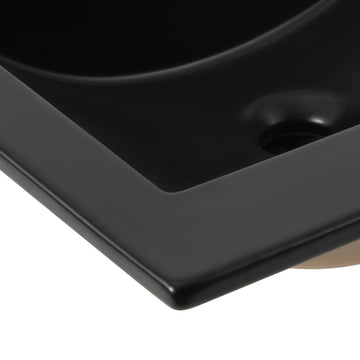 Ancillary 3-Hole 20 in. W x 18.25 in. D Classic Contemporary Rectangular Ceramic Single Sink Basin Vanity Top - JONATHAN Y